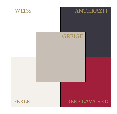 Corporate-Design-Übersicht für Bestattungsunternehmen Pastor & Gritsch mit Logo, Farbwelt und Schriftzügen